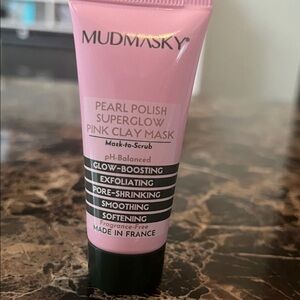 MUDMASKY Pearl Polish Superglow Pink Clay Mask - Pink